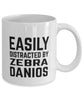 Funny Fish Mug Easily Distracted By Zebra Danios Coffee Mug 11oz White