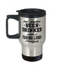 Funny Fishing Lures Travel Mug Just Another Beer Drinker With A Fishing Lures Problem 14oz Stainless Steel