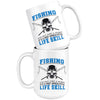 Funny Fishing Mug A Post-Apocalyptic Life Skill 15oz White Coffee Mugs