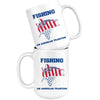 Funny Fishing Mug Fishing An American Tradition 15oz White Coffee Mugs