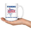 Funny Fishing Mug Fishing An American Tradition 15oz White Coffee Mugs