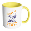 Funny Fishing Mug I Jerk It Every White 11oz Accent Coffee Mugs