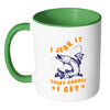 Funny Fishing Mug I Jerk It Every White 11oz Accent Coffee Mugs