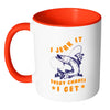 Funny Fishing Mug I Jerk It Every White 11oz Accent Coffee Mugs