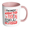 Funny Fishing Mug I'm Not Addicted To Fishing White 11oz Accent Coffee Mugs