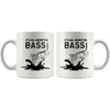 Funny Fishing Mug Its All About The Bass 11oz White Coffee Mugs