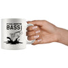 Funny Fishing Mug Its All About The Bass 11oz White Coffee Mugs