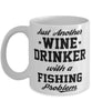 Funny Fishing Mug Just Another Beer Drinker With A Fishing Problem Coffee Cup 11oz White