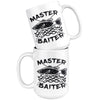 Funny Fishing Mug Master Baiter 15oz White Coffee Mugs