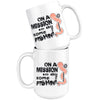 Funny Fishing Mug On The Mission To Do Some Fishin 15oz White Coffee Mugs