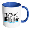 Funny Fishing Mug The Rod Father White 11oz Accent Coffee Mugs