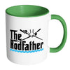 Funny Fishing Mug The Rod Father White 11oz Accent Coffee Mugs