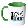 Funny Fishing Mug The Rod Father White 11oz Accent Coffee Mugs