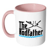 Funny Fishing Mug The Rod Father White 11oz Accent Coffee Mugs