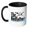 Funny Fishing Mug The Rod Father White 11oz Accent Coffee Mugs