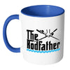 Funny Fishing Mug The Rod Father White 11oz Accent Coffee Mugs