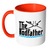 Funny Fishing Mug The Rod Father White 11oz Accent Coffee Mugs