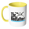 Funny Fishing Mug The Rod Father White 11oz Accent Coffee Mugs