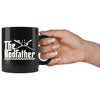 Funny Fishing Mug The RodFather 11oz Black Coffee Mugs