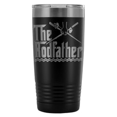 Funny Fishing Travel Mug For Dad The Rod Father 20oz Stainless Steel Tumbler