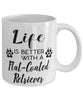 Funny Flat-coated Retriever Dog Mug Life Is Better With A Flat-coated Retriever Coffee Cup 11oz 15oz White