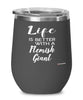 Funny Flemish Giant Rabbit Wine Glass Life Is Better With A Flemish Giant 12oz Stainless Steel Black