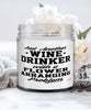 Funny Florist Candle Just Another Wine Drinker With A Flower Arranging Problem 9oz Vanilla Scented Candles Soy Wax