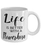Funny Flowerhorn Fish Mug Life Is Better With A Flowerhorn Coffee Cup 11oz 15oz White