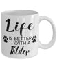 Funny Foldex Cat Mug Life Is Better With A Foldex Coffee Cup 11oz 15oz White