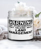 Funny Forester Candle Warning May Spontaneously Start Talking About Land Management 9oz Vanilla Scented Candles Soy Wax