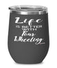 Funny Four Wheeler Wine Glass Life Is Better With Four Wheeling 12oz Stainless Steel Black