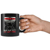Funny Freerunner Mug Warning Freerunner May Flip Out 11oz Black Coffee Mugs