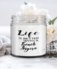 Funny French Angora Rabbit Candle Life Is Better With A French Angora 9oz Vanilla Scented Candles Soy Wax