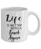 Funny French Angora Rabbit Mug Life Is Better With A French Angora Coffee Cup 11oz 15oz White