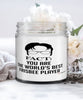 Funny Frisbee Candle Fact You Are The Worlds B3st Frisbee Player 9oz Vanilla Scented Candles Soy Wax
