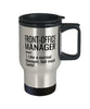 Funny Front-Office Manager Travel Mug Like A Normal Manager But Much Cooler 14oz Stainless Steel