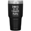 Funny Fur Mom Dad Tumbler Dogs Are My Favorite People Laser Etched 30oz Stainless Steel Tumbler