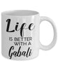 Funny Gabali Rabbit Mug Life Is Better With A Gabali Coffee Cup 11oz 15oz White