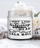 Funny Gaga Ball Candle I May Look Like I'm Listening But In My Head I'm Playing Gaga Ball 9oz Vanilla Scented Candles Soy Wax