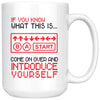 Funny Gamer Mug If you Know What This Is Come 15oz White Coffee Mugs