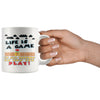 Funny Gaming Mug Life Is A Game It Depends On How You Play 11oz White Coffee Mugs
