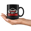 Funny Gardening Mug Hoes Before Tomatoes 11oz Black Coffee Mugs