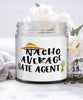 Funny Gate Agent Candle Nacho Average Gate Agent 9oz Vanilla Scented Candles Soy Wax