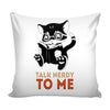 Funny Geek Graphic Pillow Cover Talk Nerdy To Me