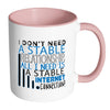 Funny Geek Mug I Dont Need A Stable Relationship White 11oz Accent Coffee Mugs