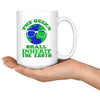 Funny Geek Mug The Geeks Shall Inherit The Earth 15oz White Coffee Mugs