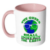 Funny Geeks Mug The Geeks Shall Inherit The Earth White 11oz Accent Coffee Mugs