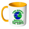 Funny Geeks Mug The Geeks Shall Inherit The Earth White 11oz Accent Coffee Mugs