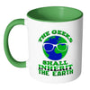 Funny Geeks Mug The Geeks Shall Inherit The Earth White 11oz Accent Coffee Mugs