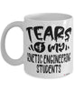 Funny Genetic Engineering Professor Teacher Mug Tears Of My Genetic Engineering Students Coffee Cup White